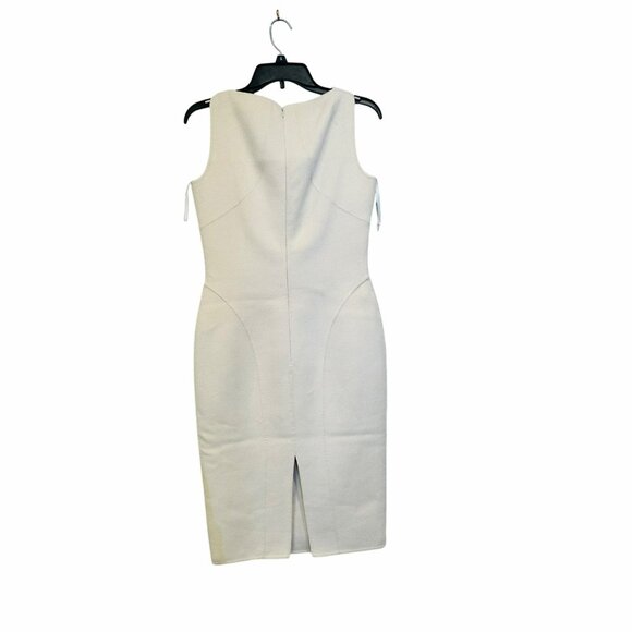 ✨Michael Kors Size 6 Wool & Angora Blend White Sleeveless Sheath Dress✨ - Picture 2 of 10